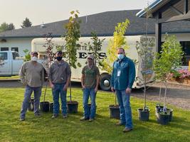 10 new trees for Morrill Rotary Park
