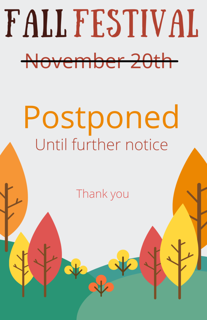 Fall Festival Postponed