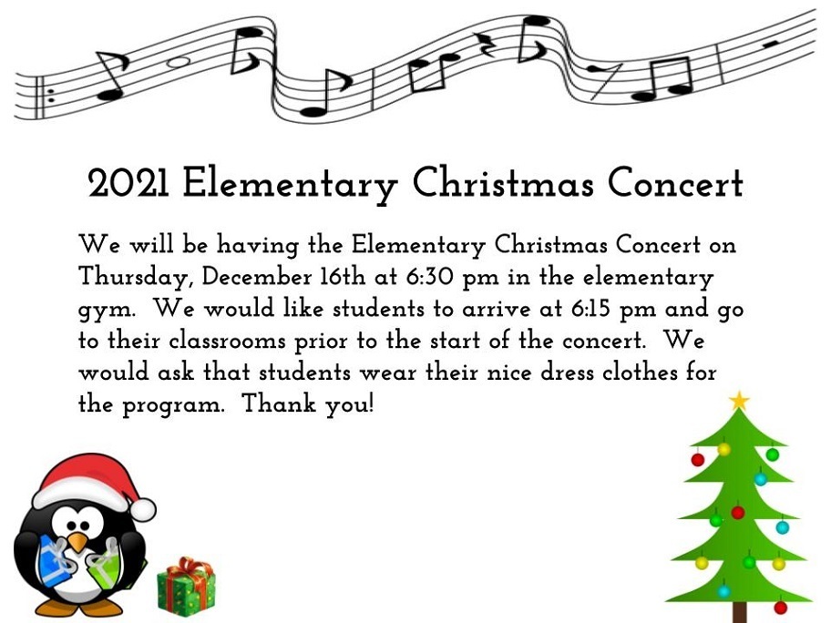 2021 Elementary Christmas Concert