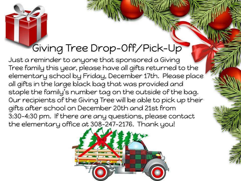 Giving Tree Drop-Off / Pick-Up