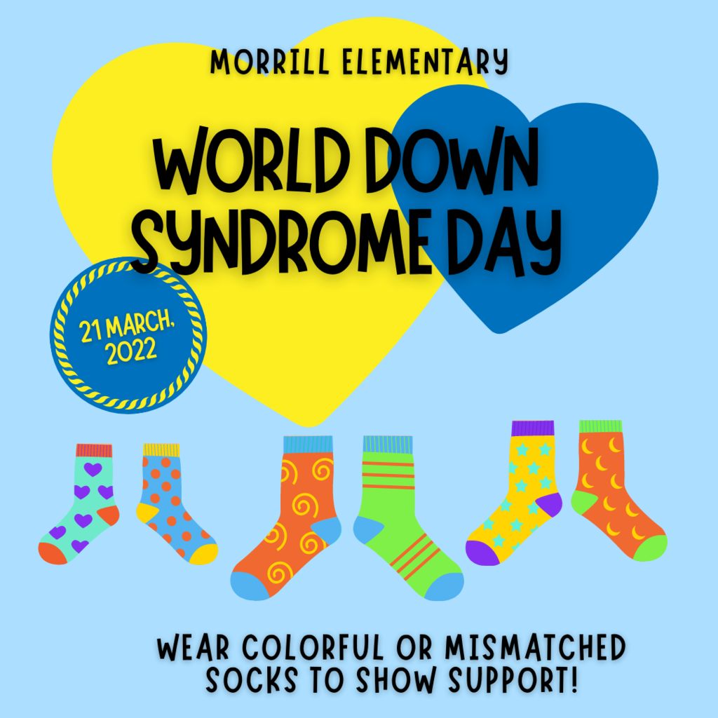 Today is World Down Syndrome Day. Show your support with some wacky socks!