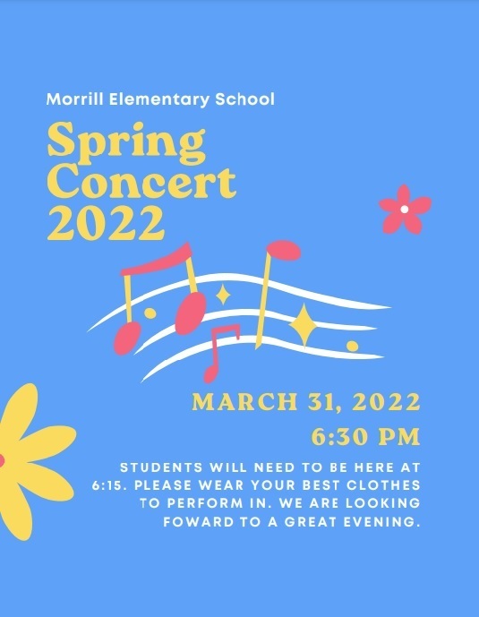 Spring Concert 2022 Flyer